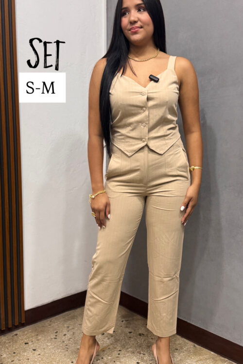 Set chaleco y pantalón de vestir