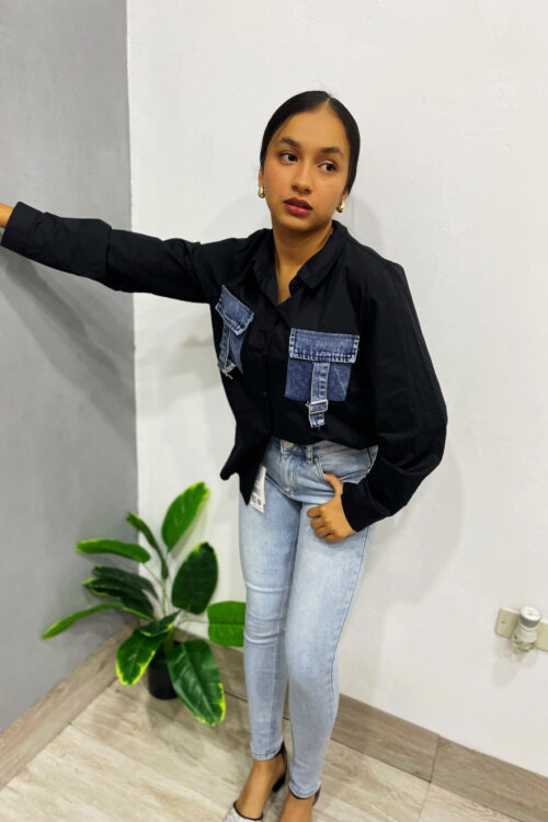 Camisa con Jean intervenido