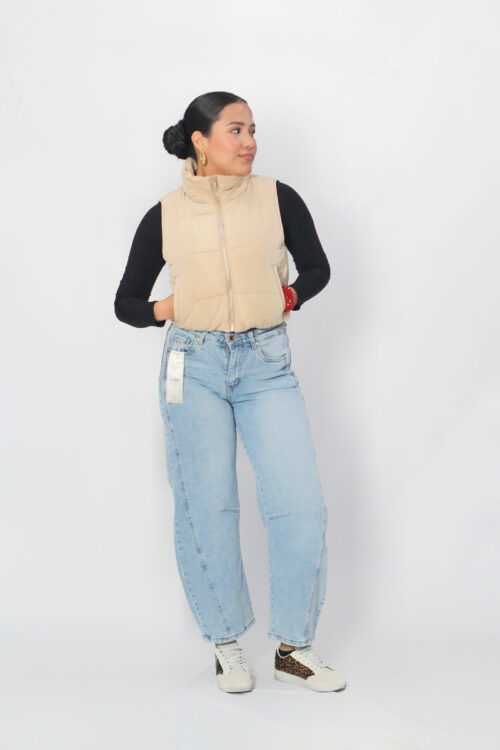 JEANS BARREL TONO CLARO