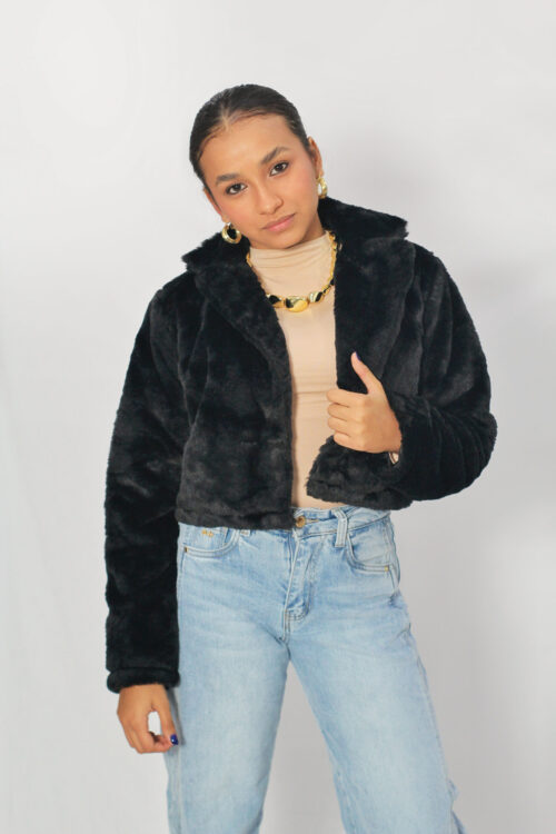 Chaqueta piel sintética